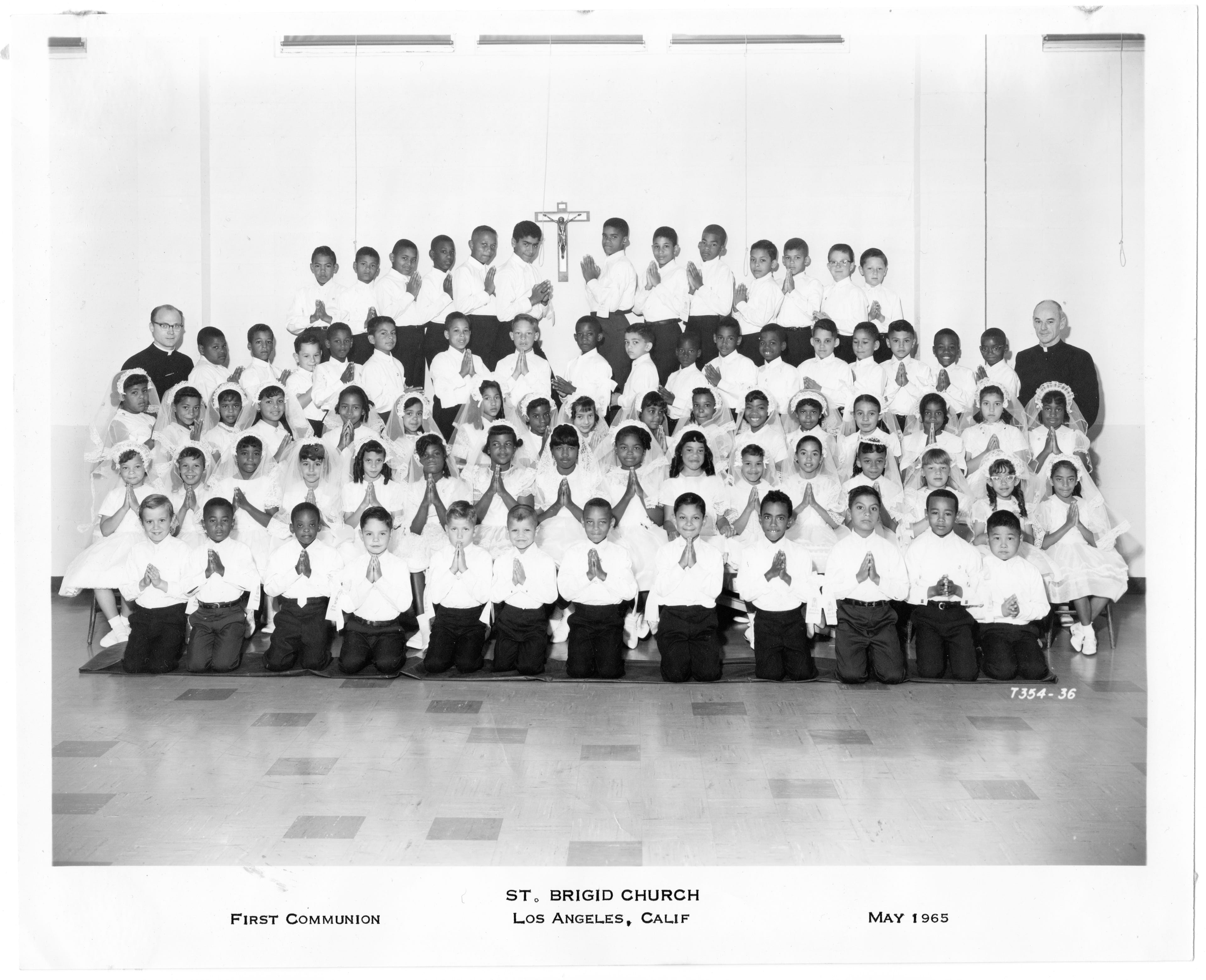 First Communion class at St. Brigid Church